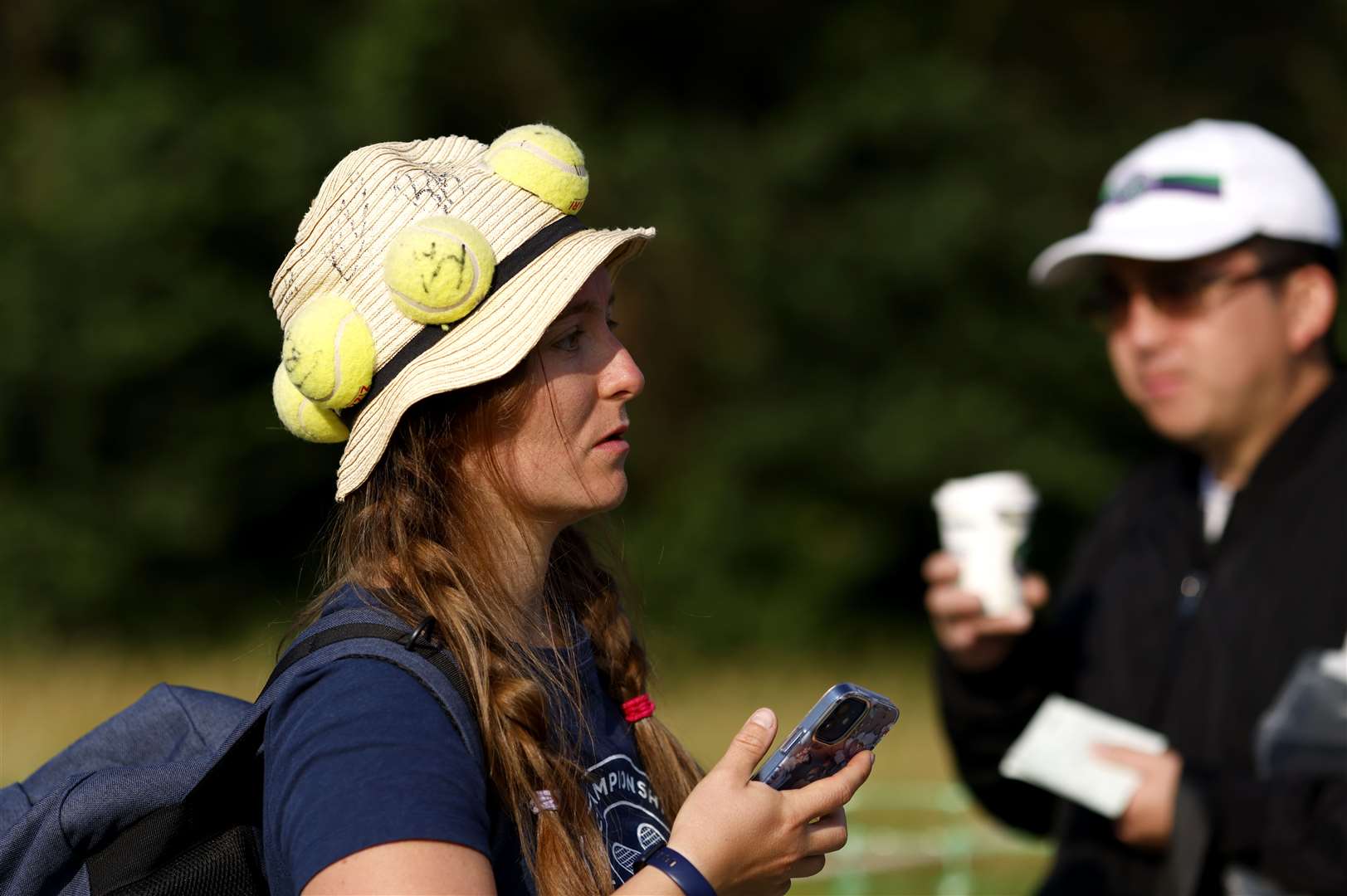 Fans queued early in the morning for the start of the championships at SW19 (Steven Paston/PA)