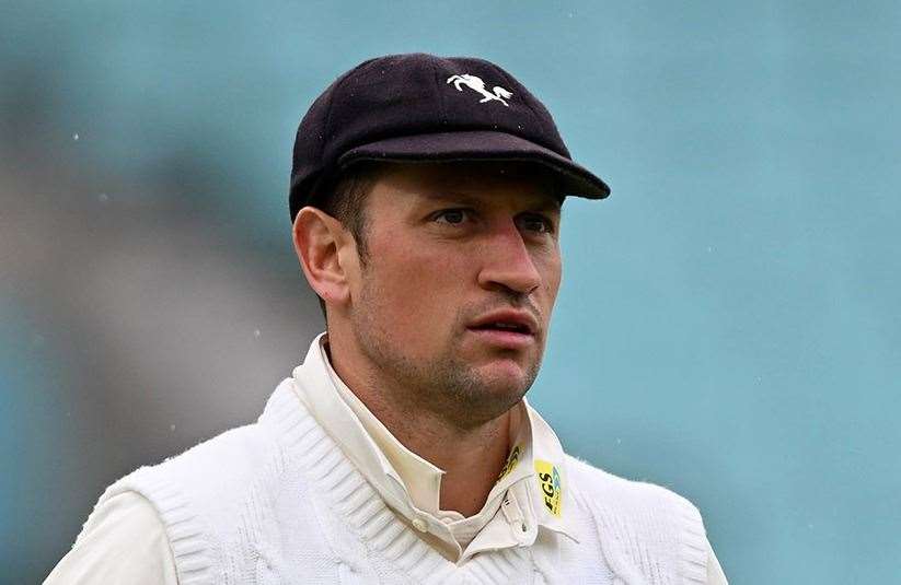 Harry Finch - the Kent Spitfires wicketkeeper top scored with 48. Picture: Keith Gillard