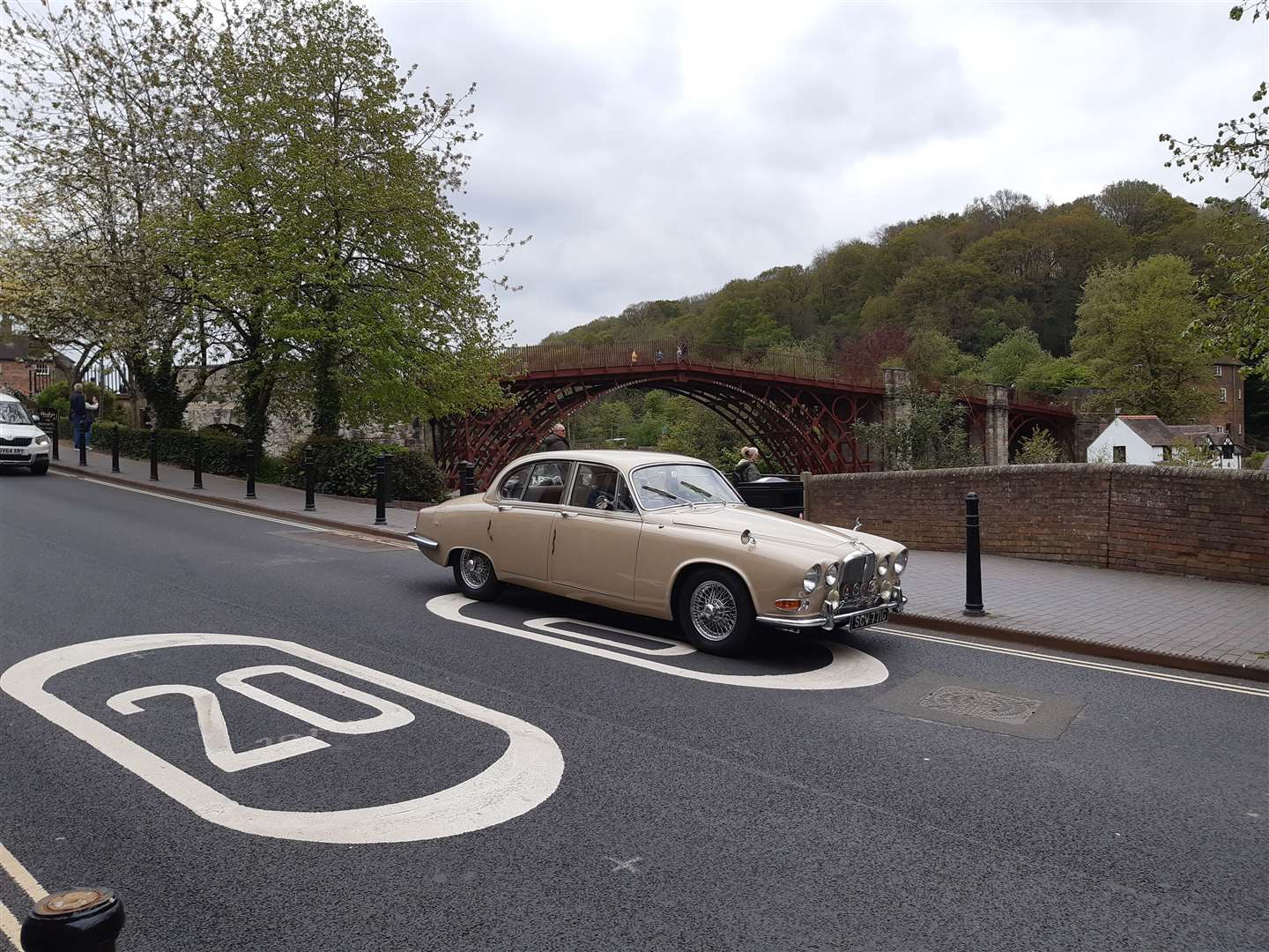 The car in Ironbridge. Picture: Penny Farrow