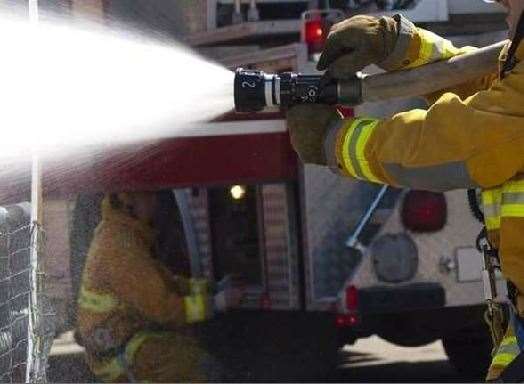 Fire crews were called to a fire in Hempstead, Gillingham, this evening. Stock picture