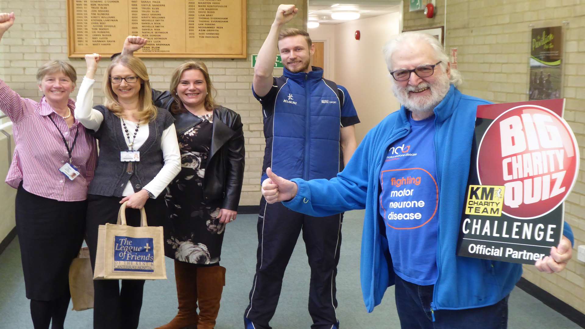 Clive Hudson from the Motor Neurone Disease Association appeals to the public to book tables at the KM Big Charity Quiz. The charity is one of the beneficiaries from the annual wine and wisdom evening.