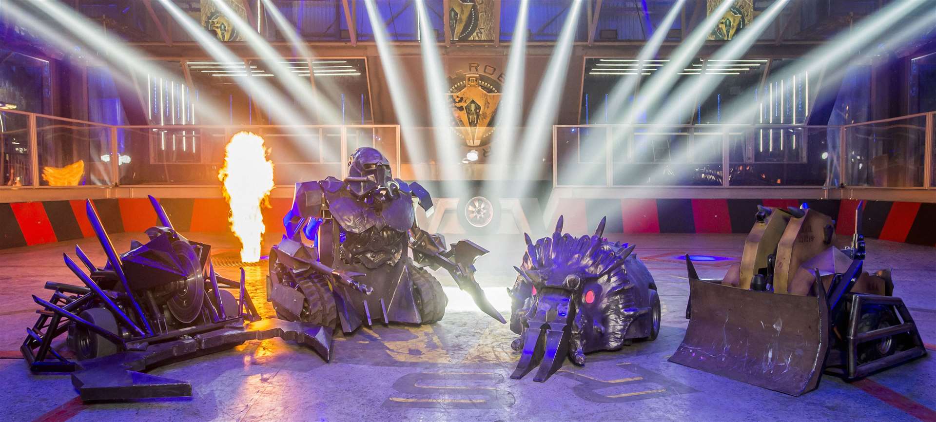 The house robots on BBC 2's Robot Wars