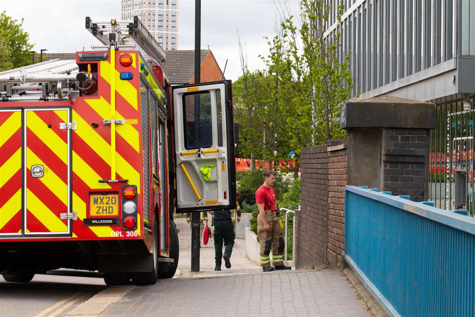 Cordons are in place in the area (David Parry/PA)