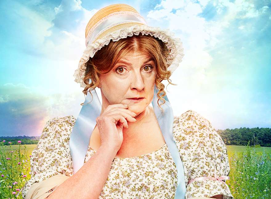 Felicity Montagu as Mrs Bennet in Pride and Prejudice