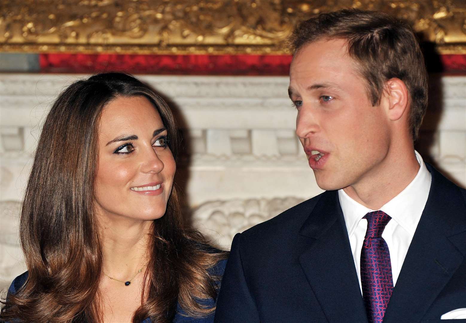 The couple at their engagement photocall (John Stillwell/PA)