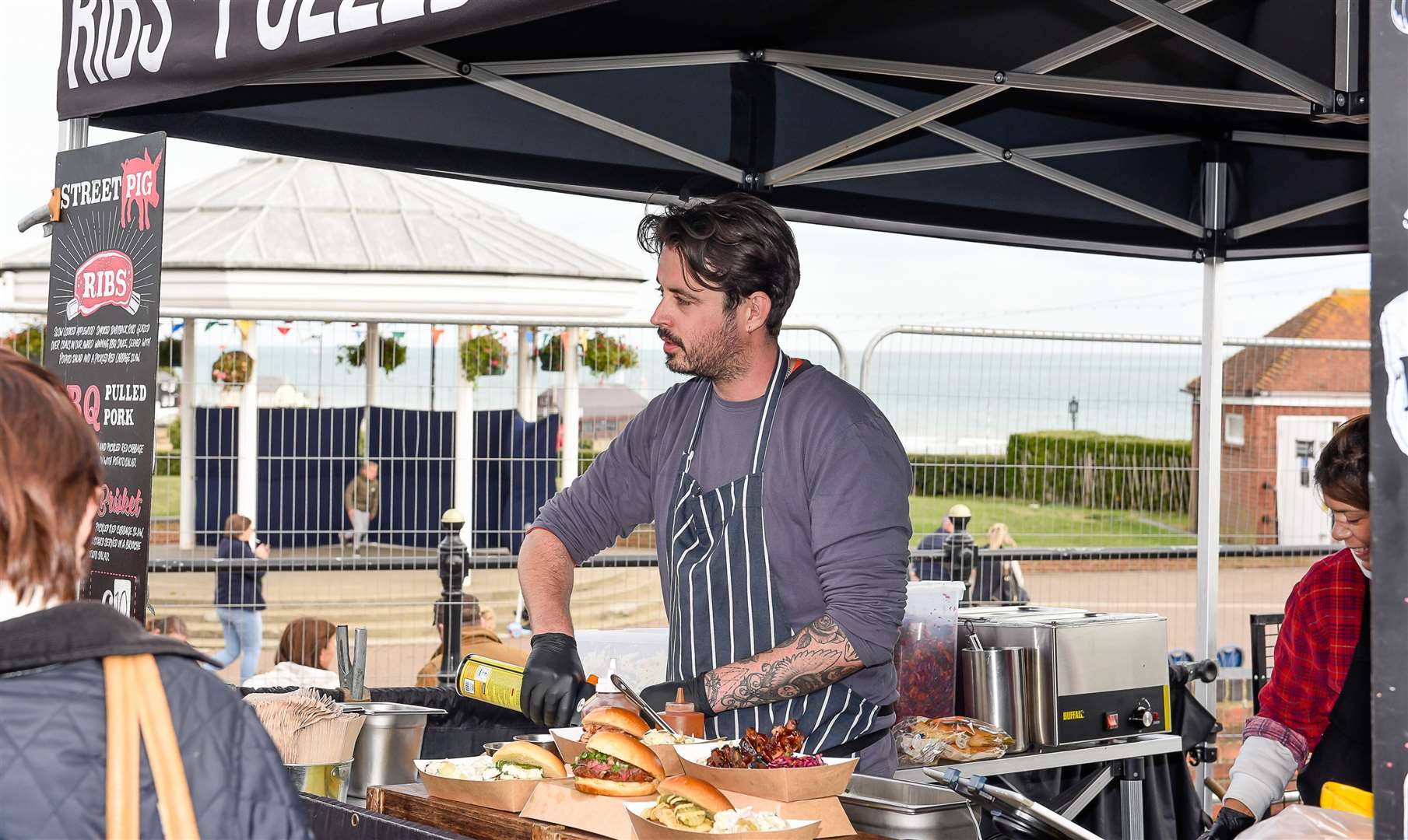 The Broadstairs Food Festival takes place twice a year – once in the spring and once in the autumn. Picture: Alan Langley