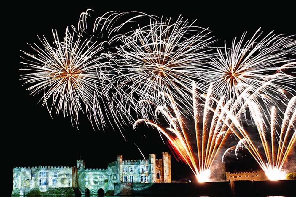 Enjoy a spectacular display at Leeds Castle