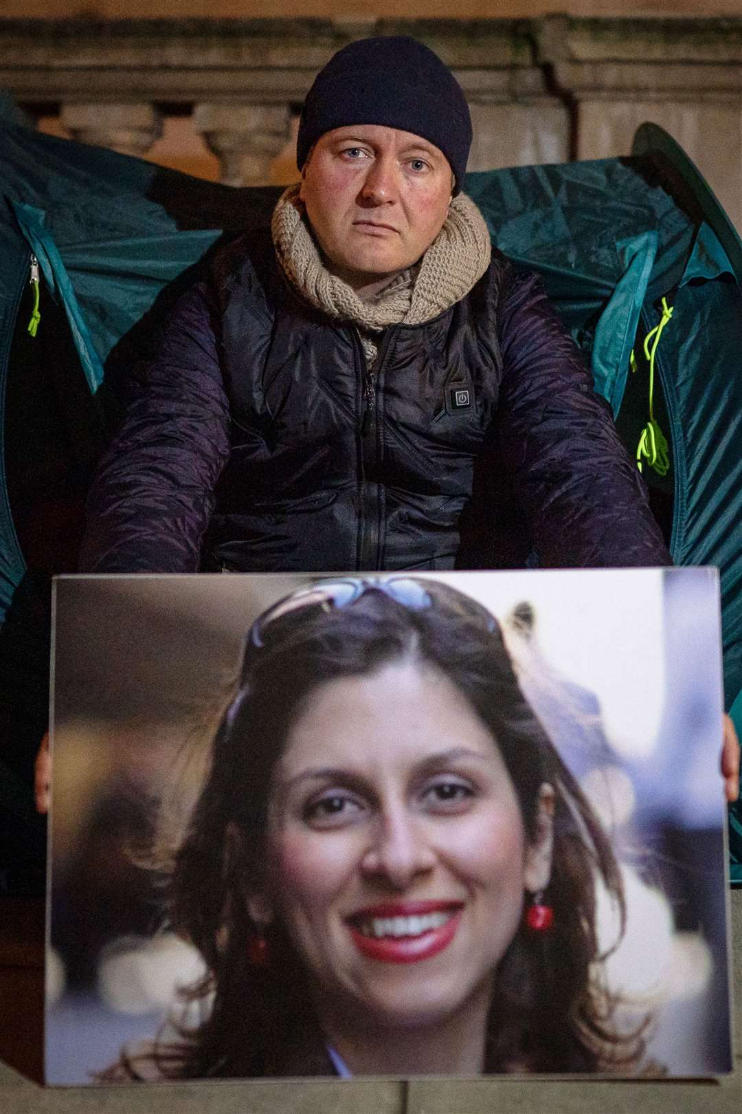 Richard Ratcliffe outside the Foreign Office in London (Aaron Chown/PA)