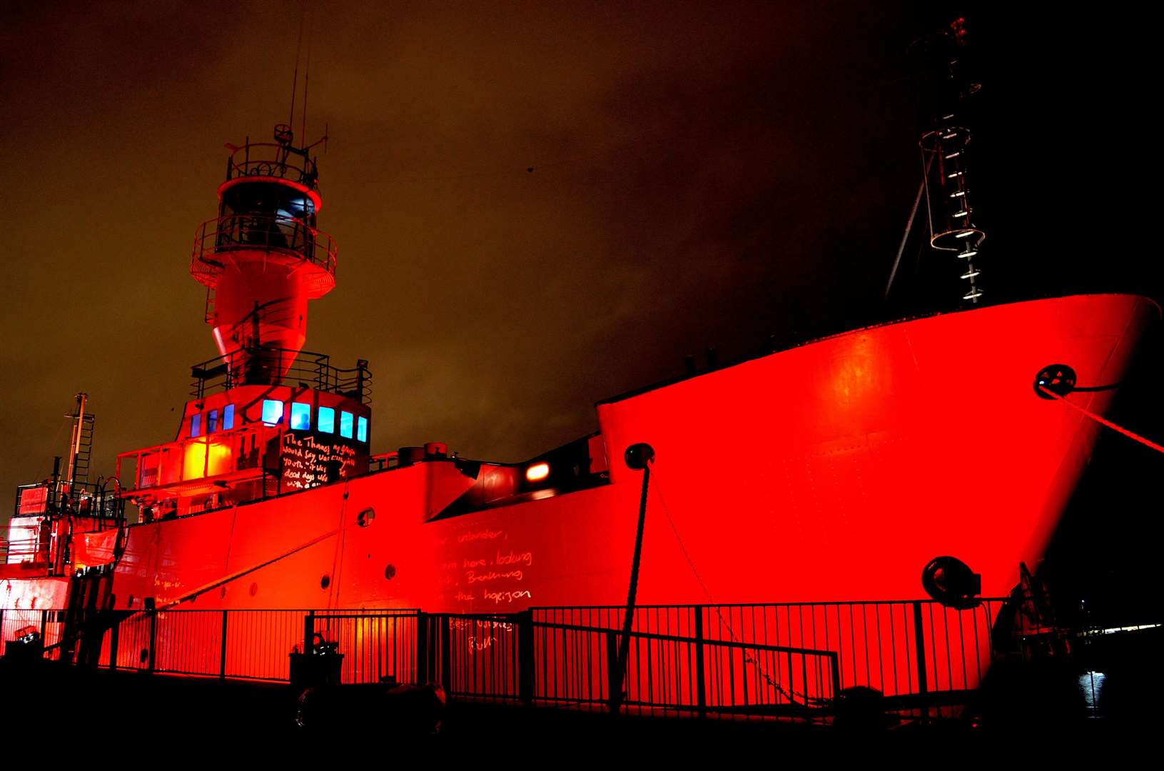 It has been temporarily moored along the Thames since 2017. Picture: Jason Arthur