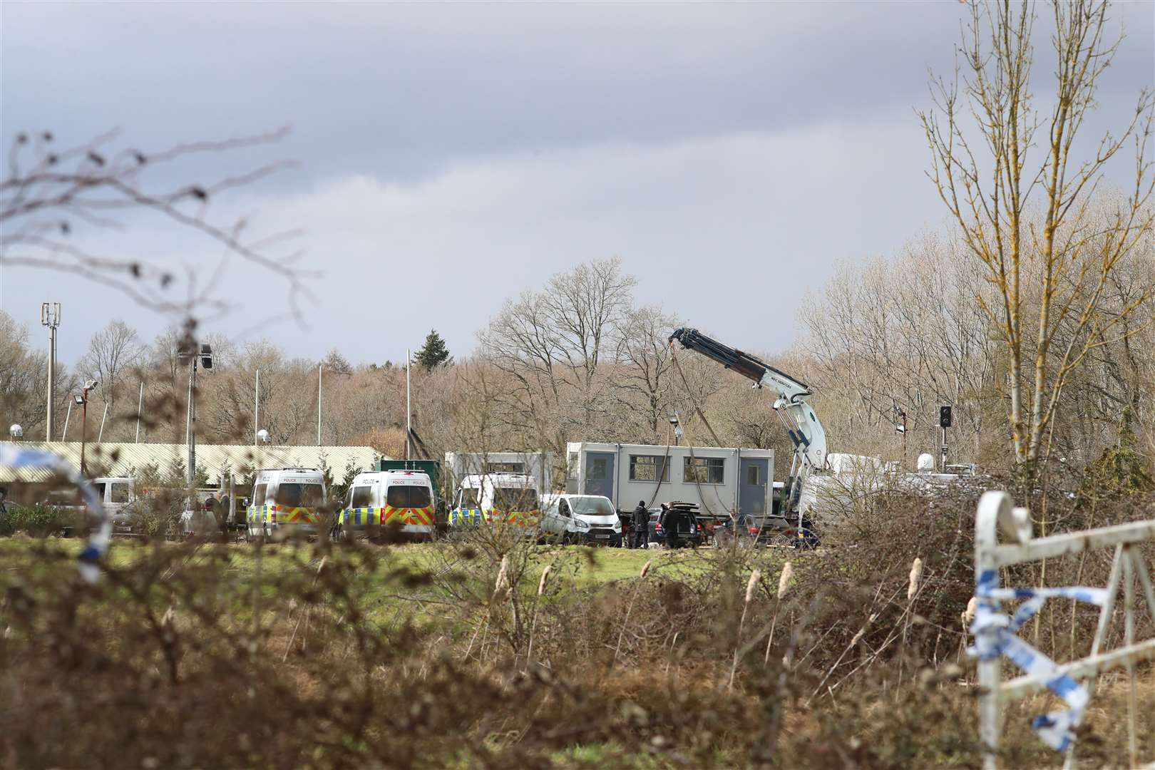 Police activity in Kent (Gareth Fuller/PA)