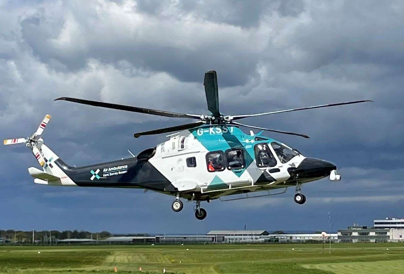 A woman was taken to hospital by the air ambulance after being hit by a van at Westwood Cross shopping centre in Broadstairs. Stock picture