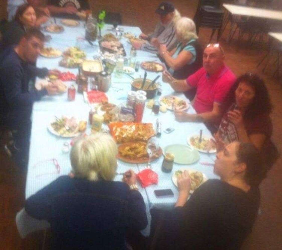 A Christmas dinner - just one of the many events held at The Pavilion Sports and Social Club in Swanscombe