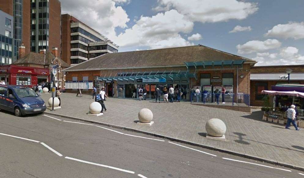 A large emergency response was seen at Bromley South Railway Station. Picture: Google Maps