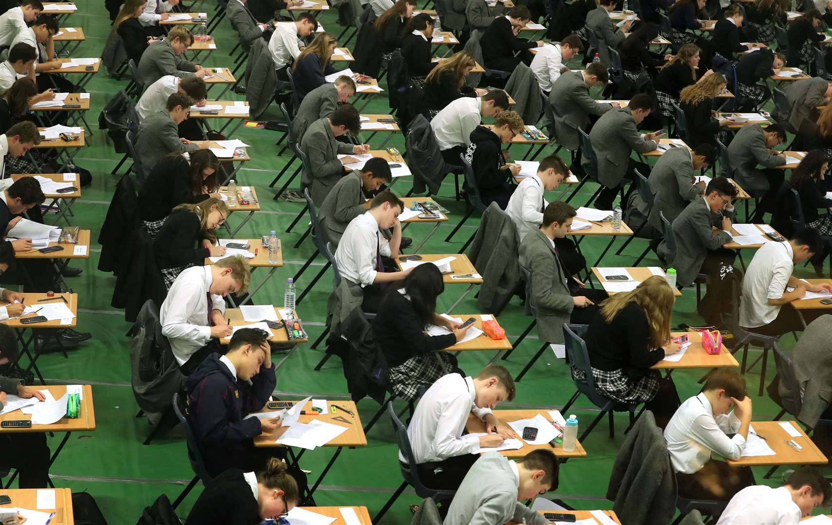 GCSE and A-level exams have been cancelled in a bid to slow the spread of Covid-19 (Gareth Fuller/PA)