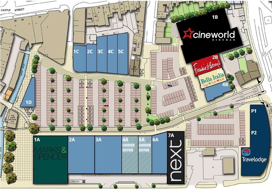 More than 10 units still await tenants as shown by this diagram. Picture: Bond City