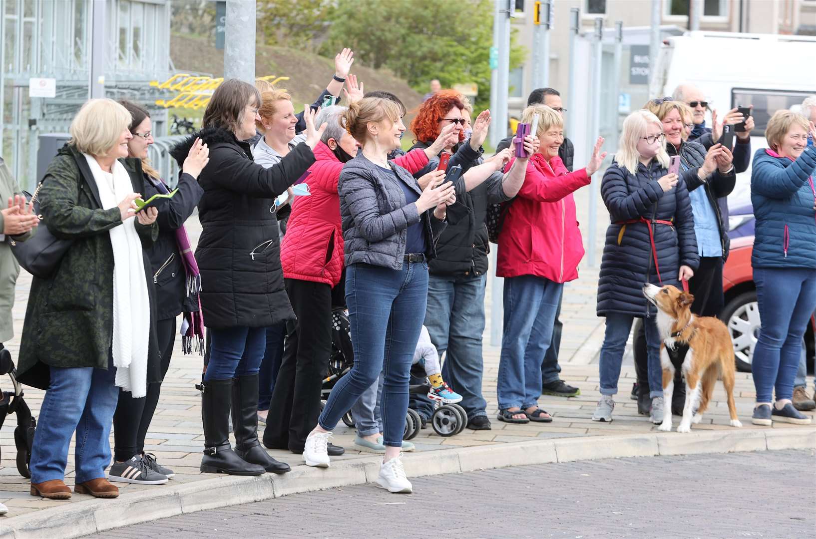 Crowds gathered to greet the couple (Chris Jackson/PA)