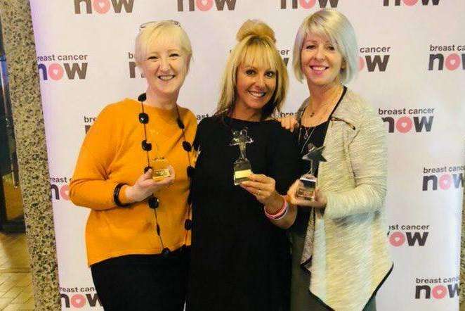 Mandee Castle, Kerry Rubins and Chantele Rashbrook with their awards (5466028)