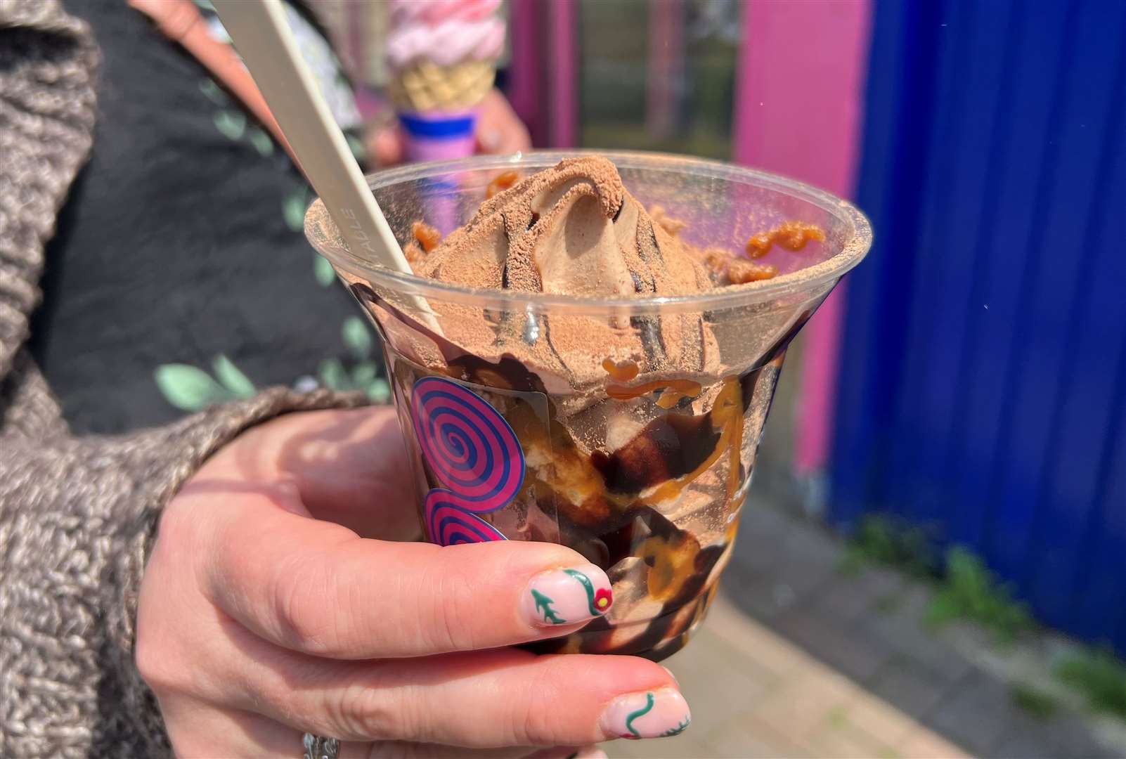 This was the stand-out...a chocolate sundae to die for (or at least queue up for)