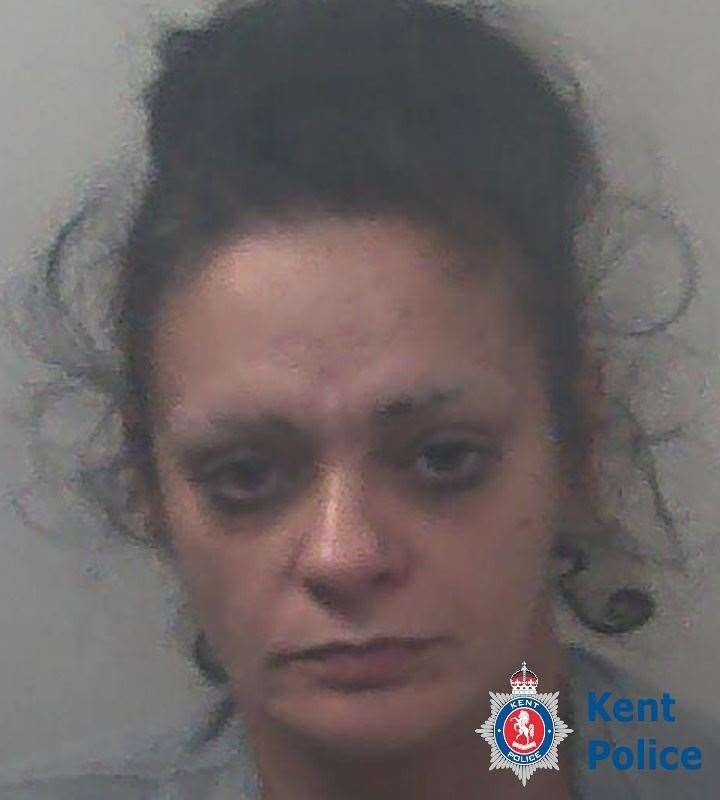 Pearl Rebecca Chapman was jailed over a wounding incident in Station Road, Maidstone. Picture: Kent Police