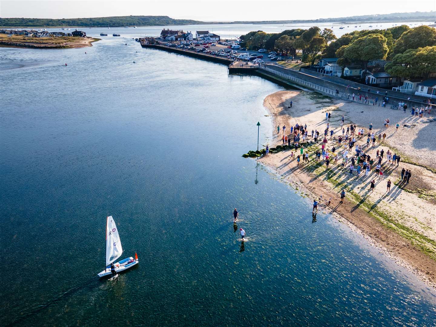 Ken Fowler arriving back in Mudeford, Dorset, on Wednesday to complete his four-year challenge (Snap Photography/PA)