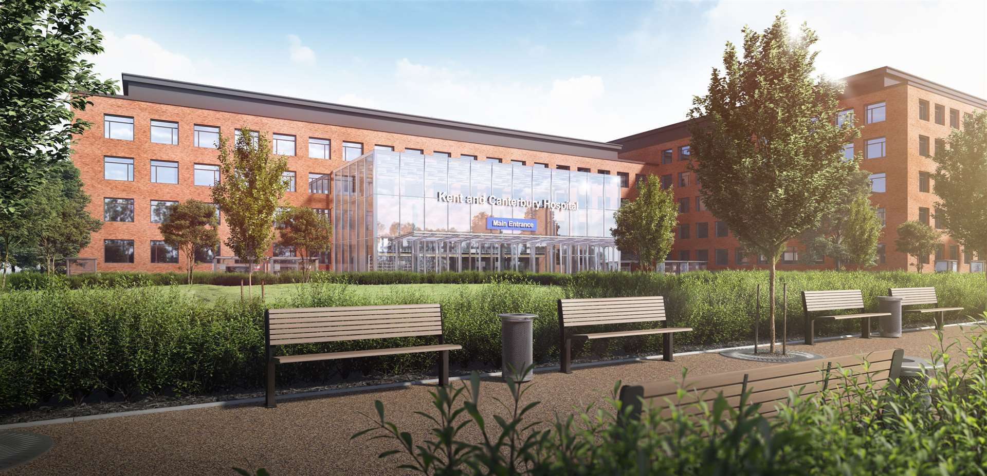 How the 'super' hospital in Canterbury is planned to look. Picture: Quinn Estates