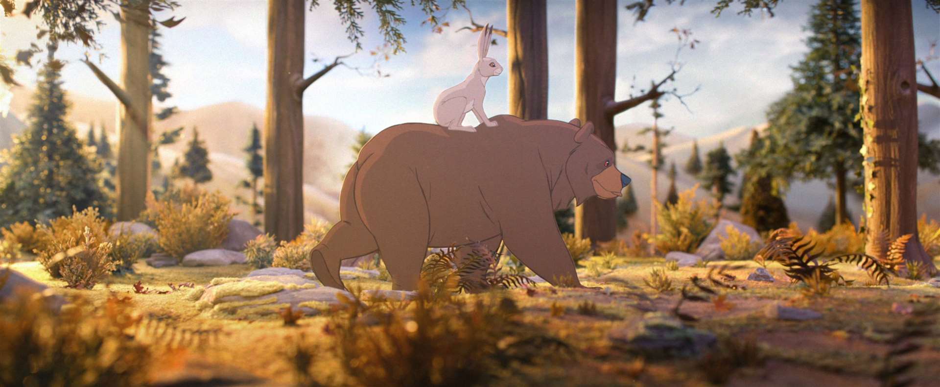 A scene from The Bear and The Hare advert (PA)