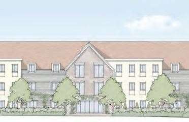 A sketch of the proposed care home