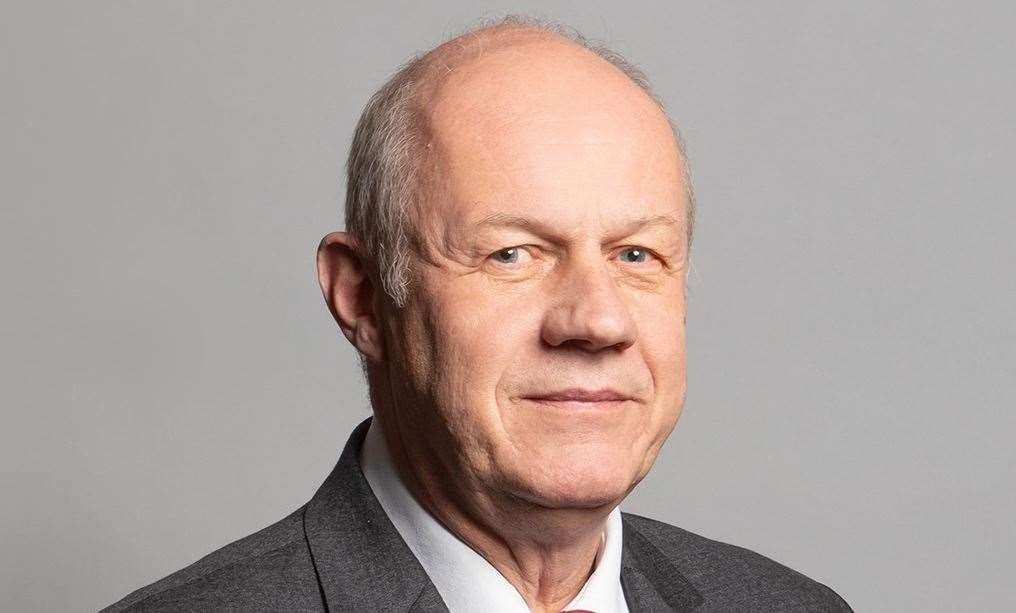 Ashford MP Damian Green says contractors are "still behind on construction"