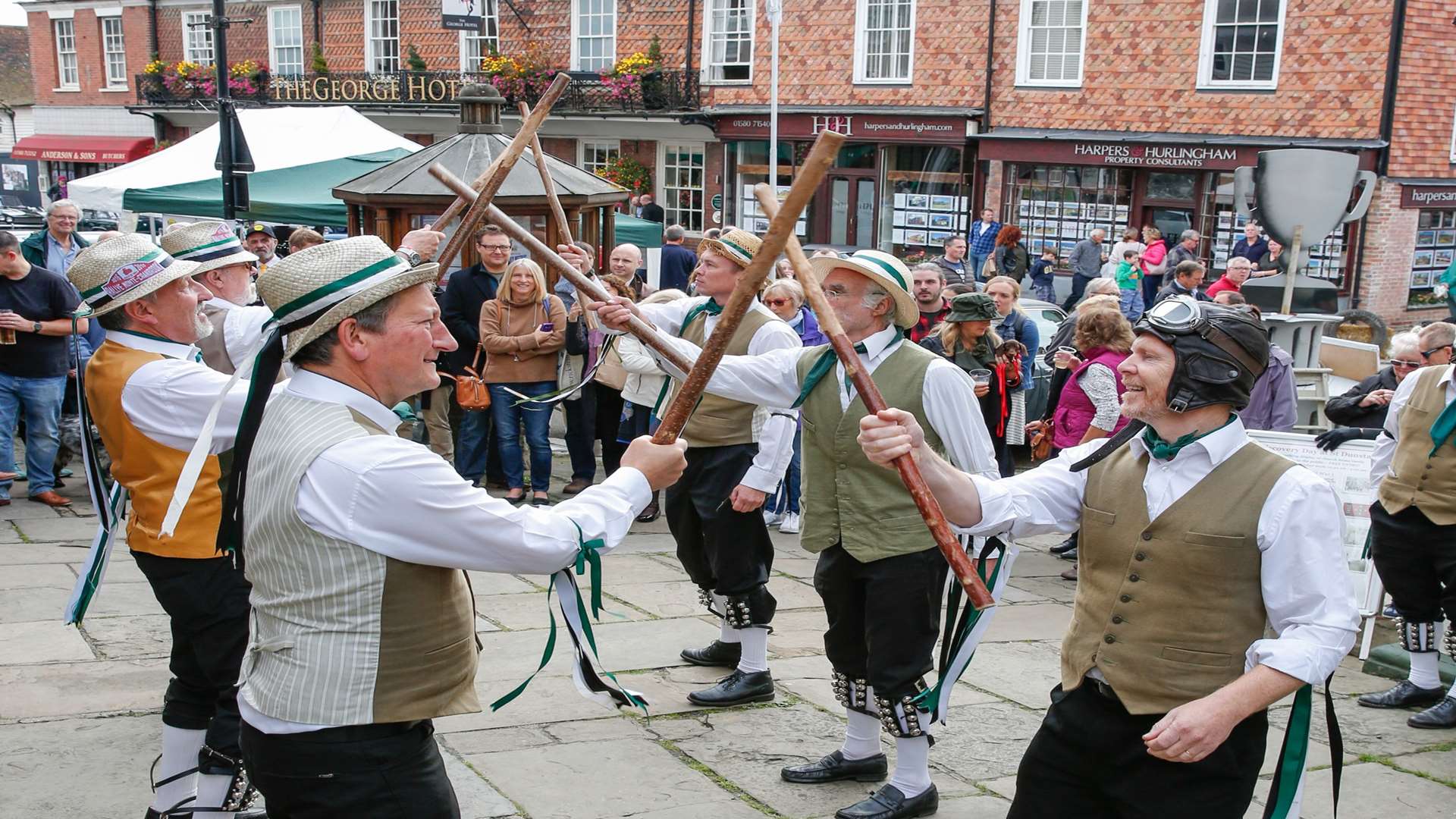 Weald of Kent Morris at the Cranbrook Apple Fair