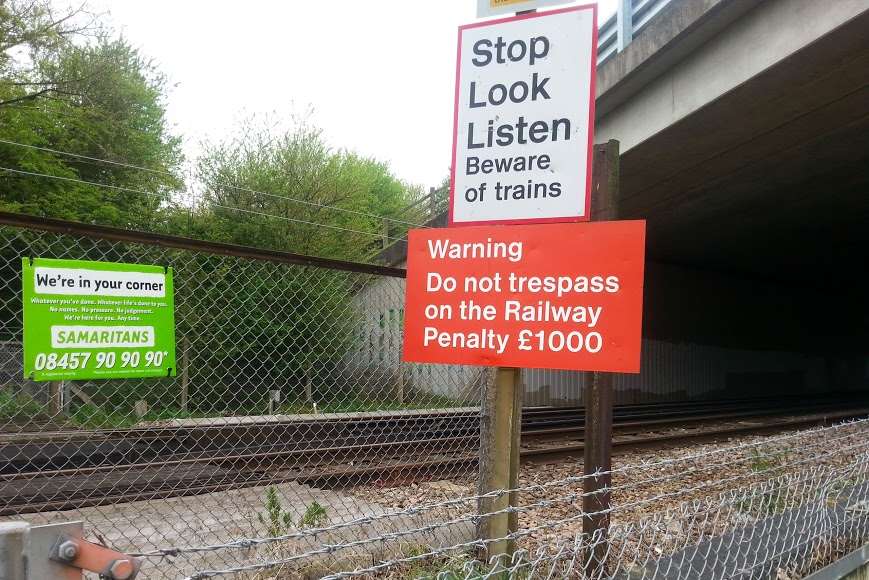 The track near the Bobbing Apple in Sittingbourne