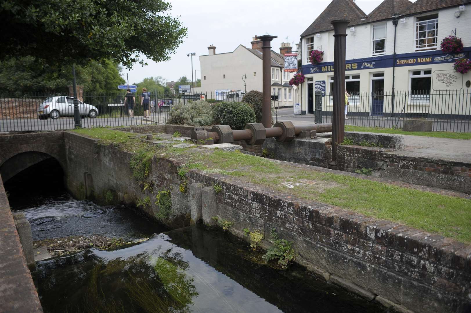 A rescue mission was launched in Mill Lane on Friday night