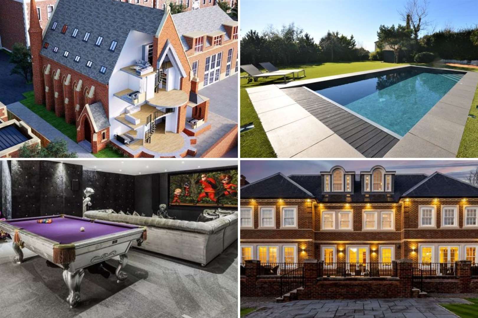 Some of the priciest properties on the market in Kent right now. Pictures: Zoopla