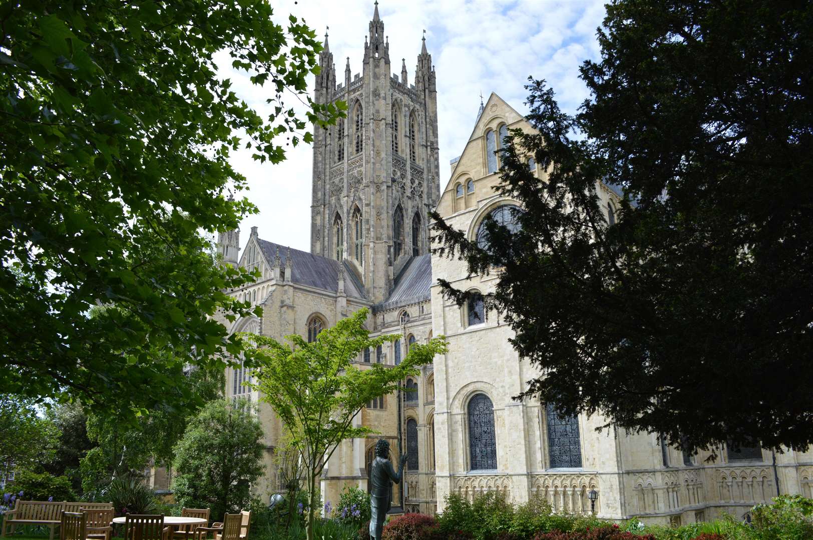 Undated handout photo issued by Canterbury Cathedral of the building’s exterior (Canterbury Cathedral/PA)