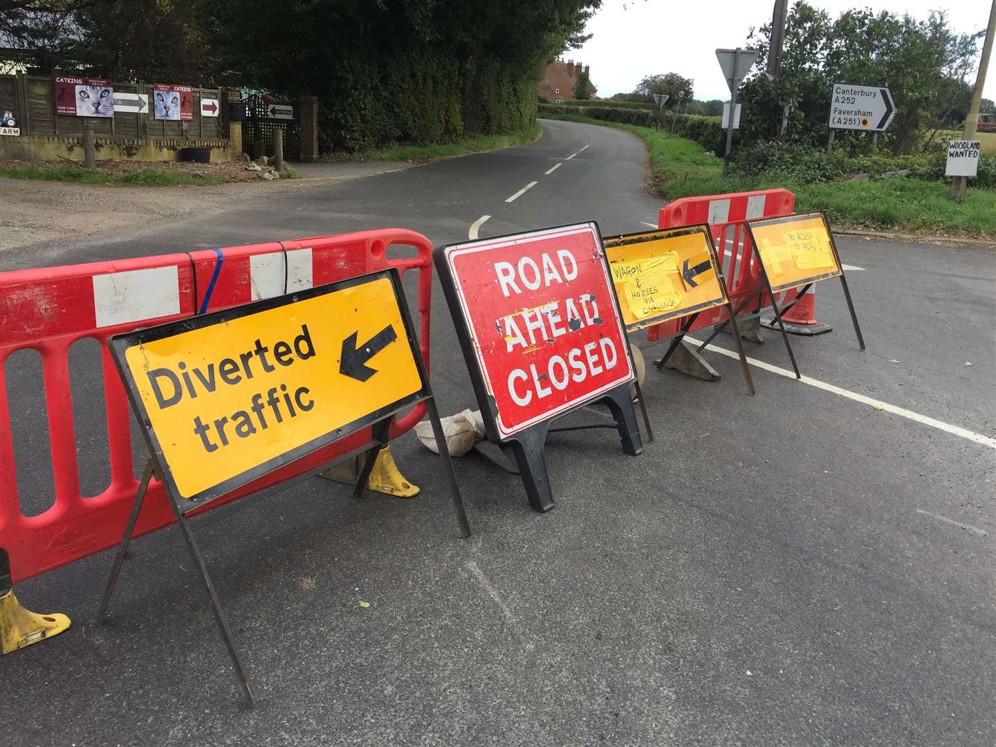 Faversham Road is also closed