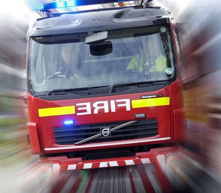 Firefighters were called to a bedroom fire this afternoon