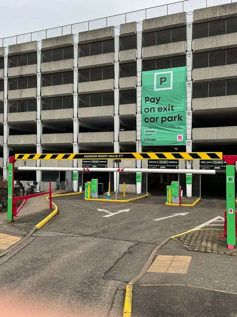 The car park at The Mall Maidstone