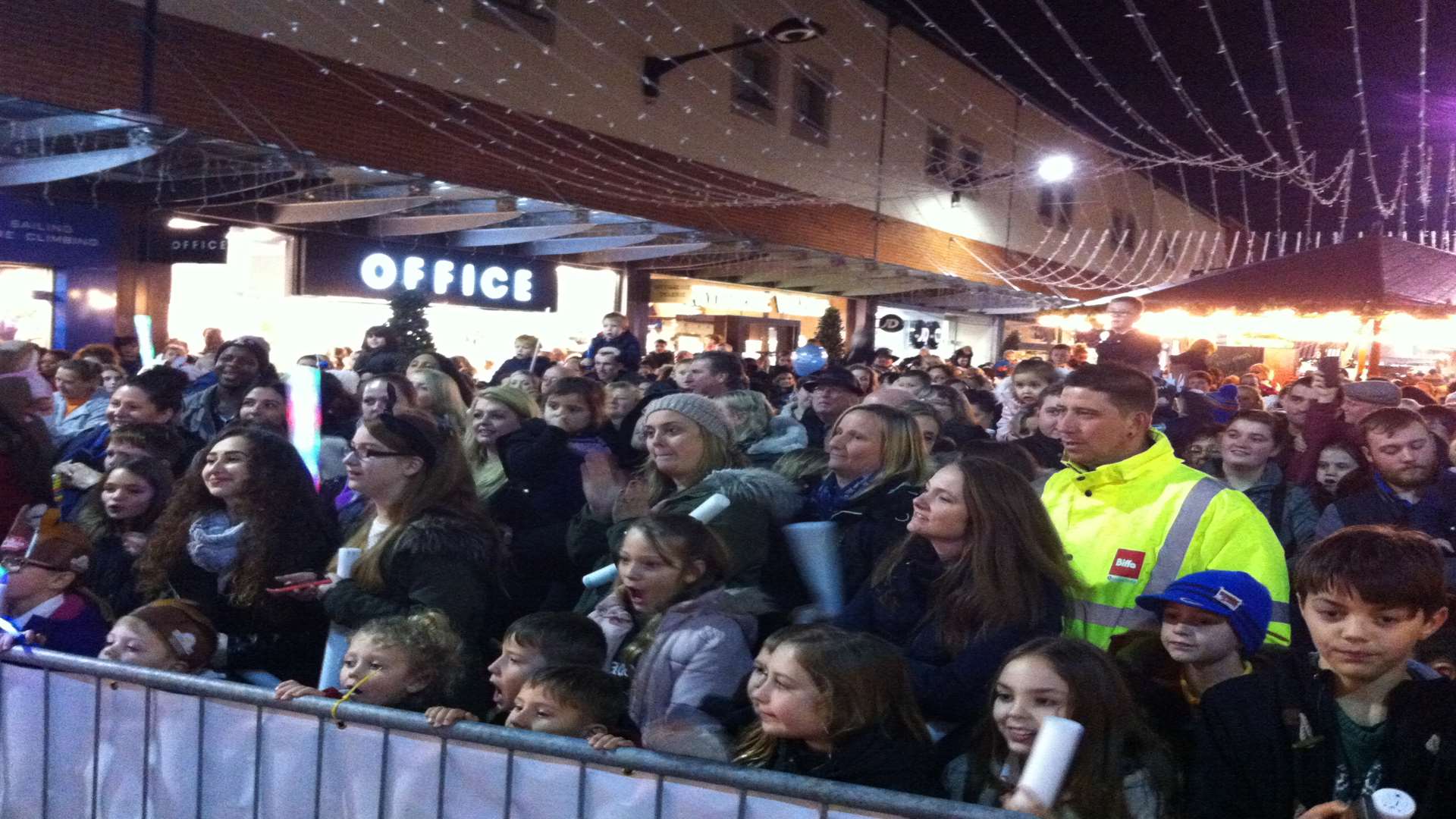 X Factor stars light up Fremlin Walk, Maidstone for Christmas