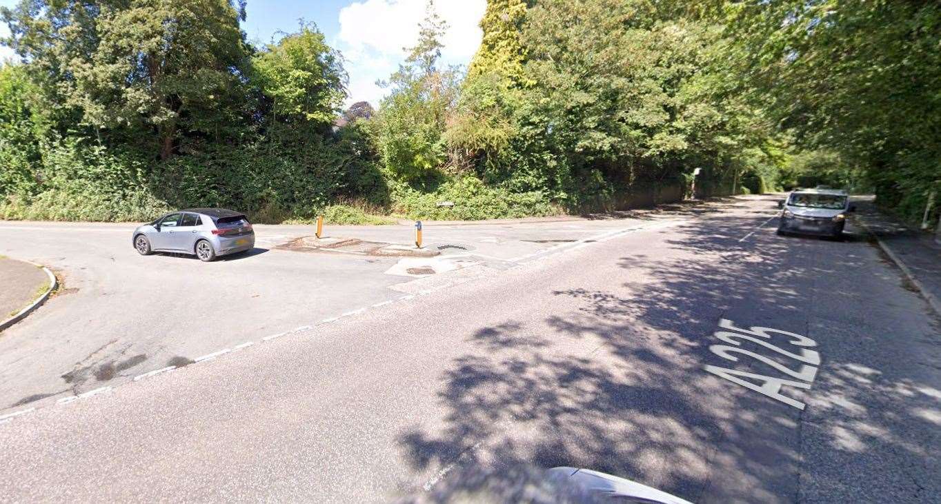 The accident happened at the junction of Weald Road and Tonbridge Road in Sevenoaks. Picture: Google Maps