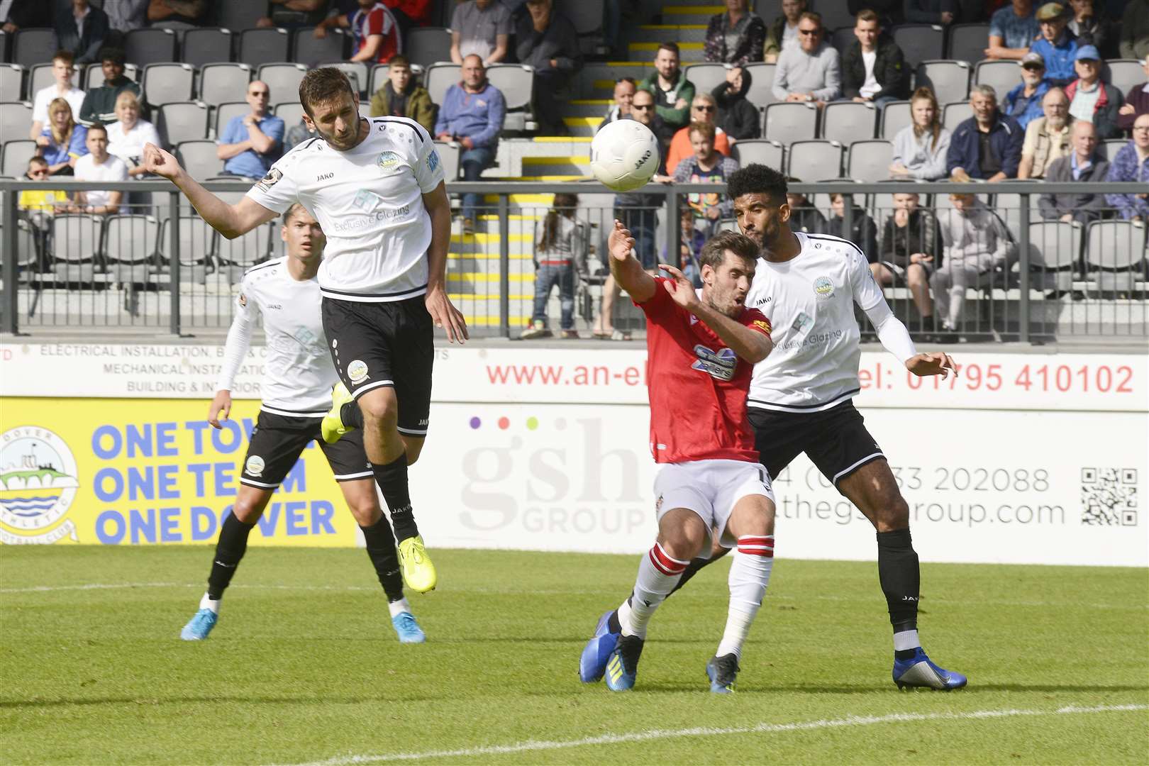 Dover pile on the pressure against Wrexham. Picture: Paul Amos