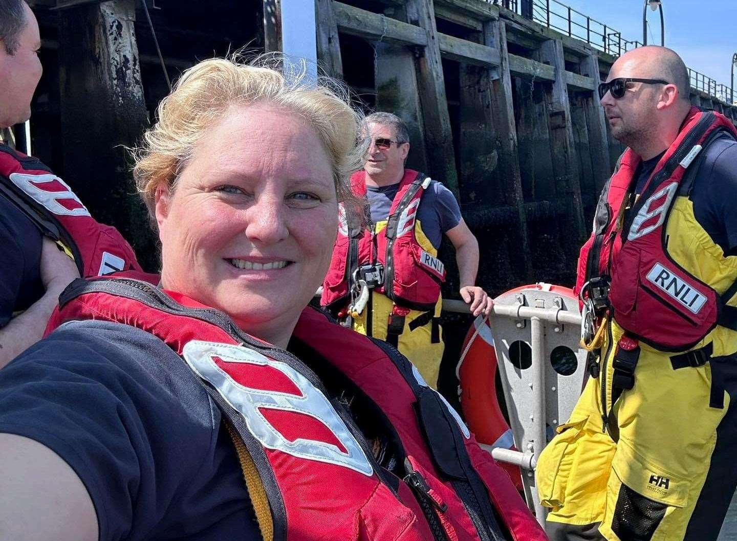 The 48-year-old from Minster has been volunteering since 2017. Picture: RNLI