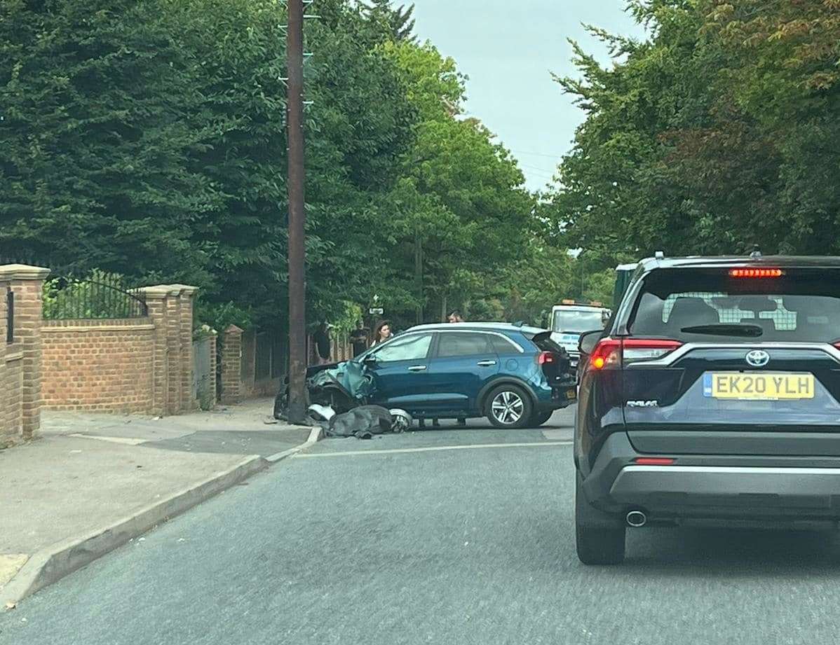 Maidstone Road is closed due to the accident. Picture: Hire 2 You Ltd