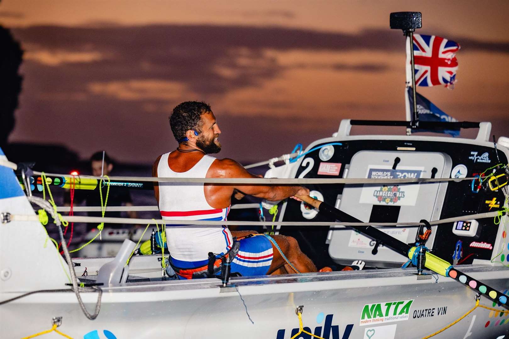 Elliot Awin completed the row on Friday (World’s Toughest Row/PA)