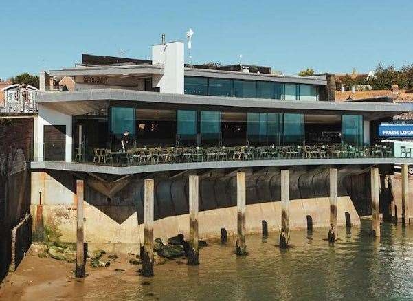 The Rocksalt restaurant in Folkestone harbour is being used to entice people considering a holiday at Shoreline Crescent