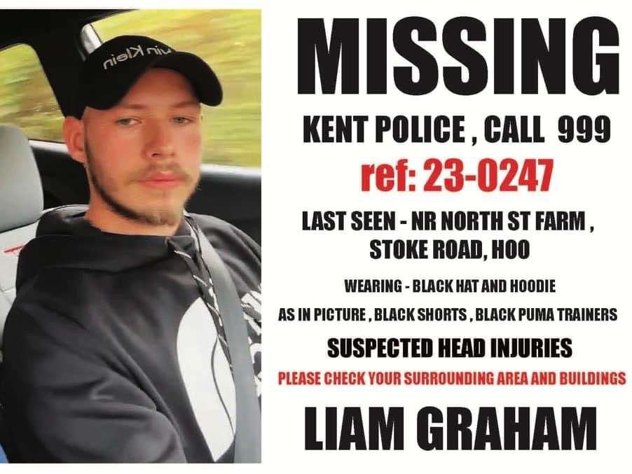 A poster to help find missing Liam Graham