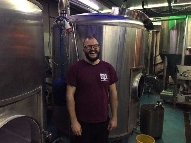 Head brewer Ian loves nothing better than a new challenge and is delighted the brewery in now able to sell its beer in cans
