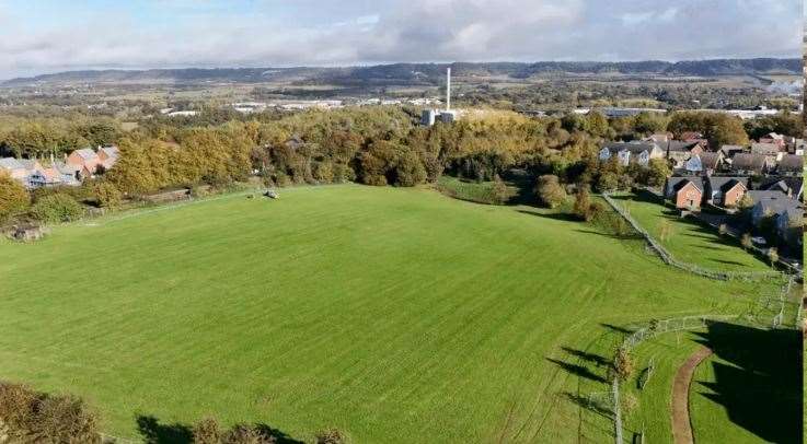 The Castor Park site before development began