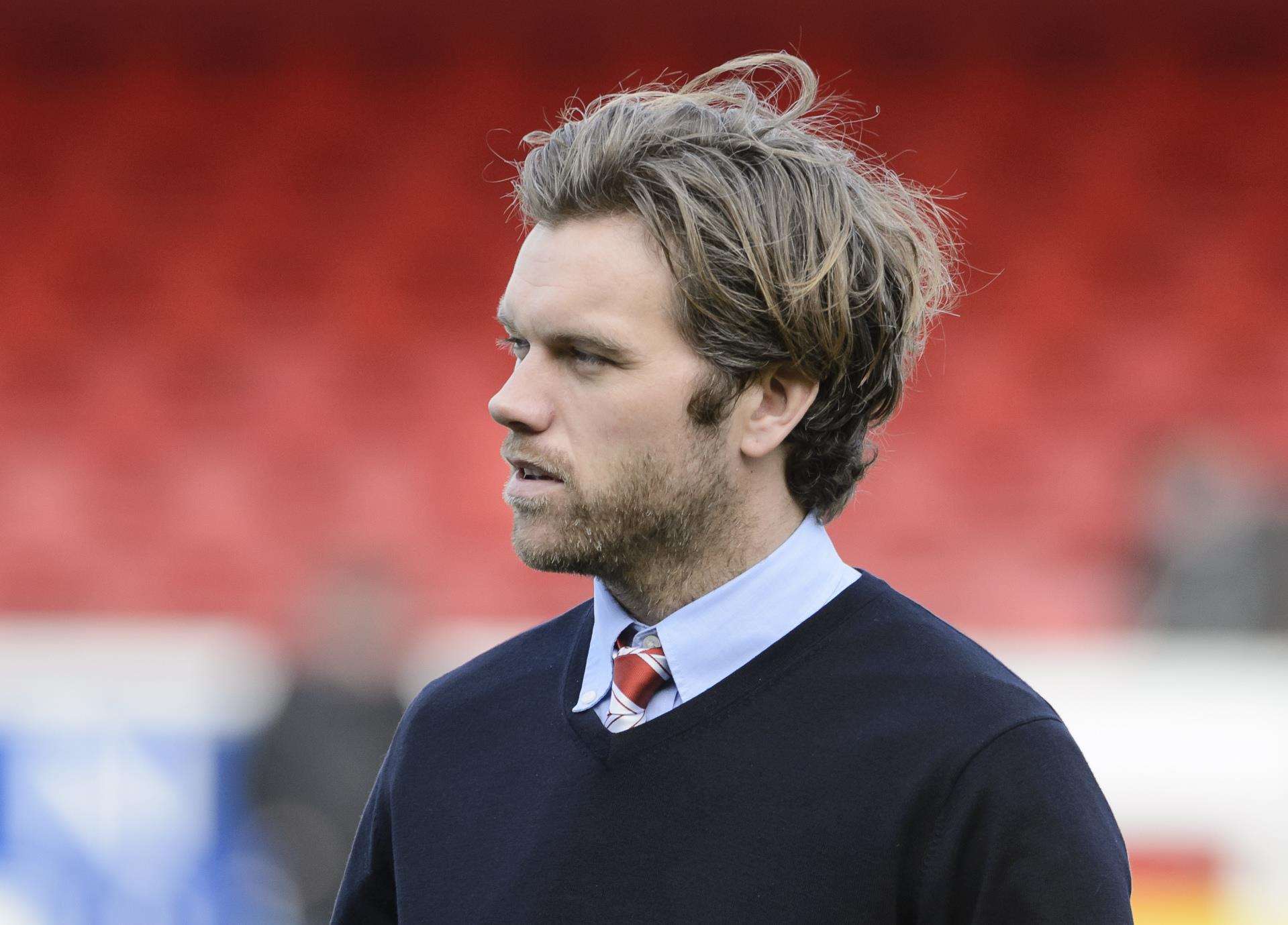 Ebbsfleet manager Daryl McMahon Picture: Andy Payton