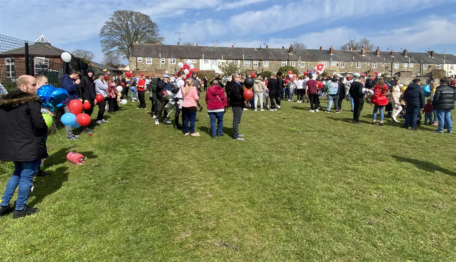 Police officers attended the event and the Quigley family thanked the force for the "respect and compassion" shown. Picture: Steve Salter