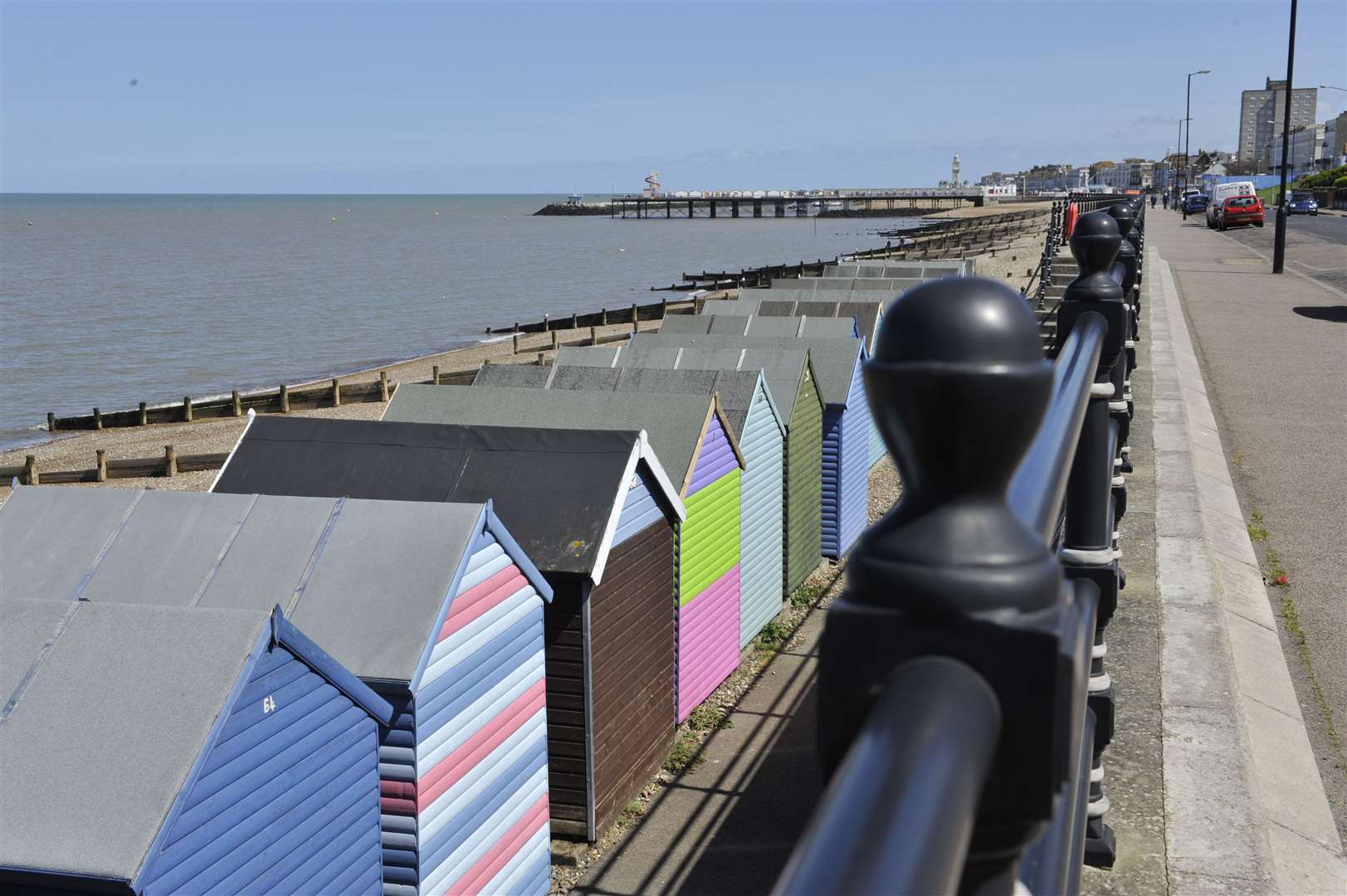 Police were called to Western Esplanade in Herne Bay. Picture: Tony Flashman