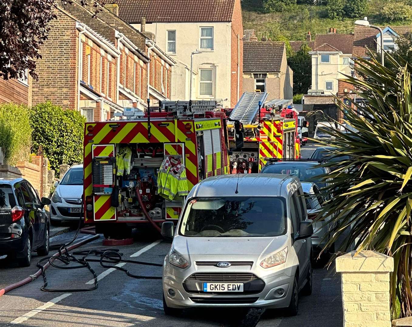 People in the area have reported seeing five fire engines. Picture: David Joseph Wright